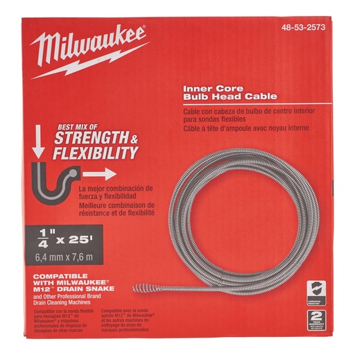 [48532574] 6mm x 7.6m spiral, pivot bulb ventre-1pc