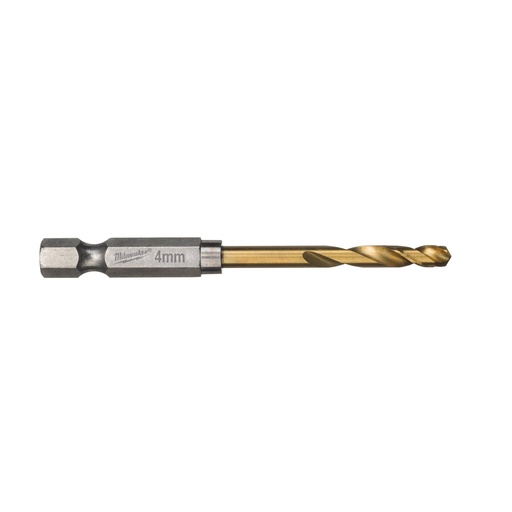 [48894708] Foret à metal SHOCKWAVE™ HSS-G Ti. 4mm -2pcs