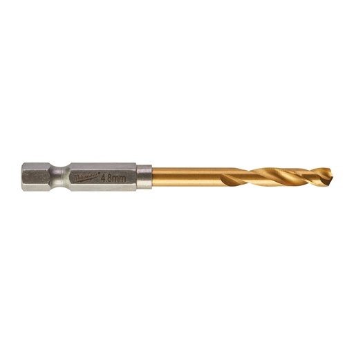 [48894711] Foret à metal SHOCKWAVE™ HSS-G Ti. 4.8mm -1pc