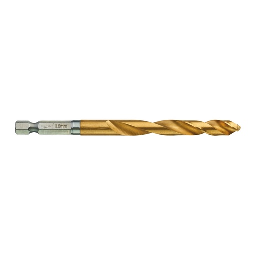 [48894719] Foret à metal SHOCKWAVE™ HSS-G Ti. 8mm -1pc