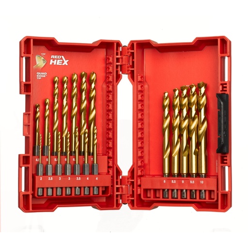 [48894760] Foret à metal SHOCKWAVE™ HSS-G Ti. 19pc Set -19pc