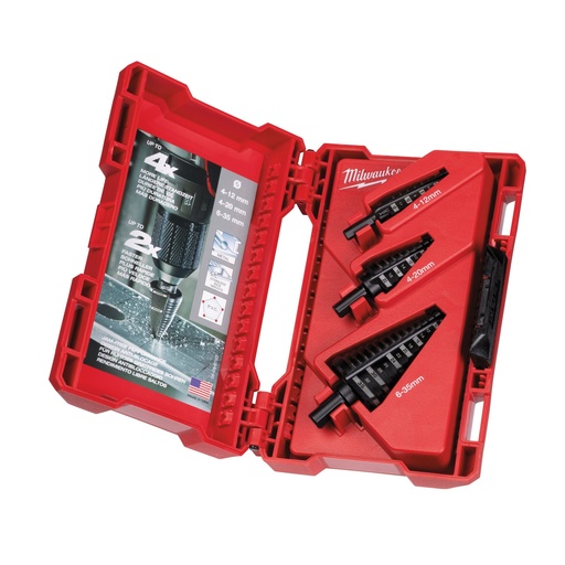 [48899399] Foret conique à étage Set (3 pcs) 