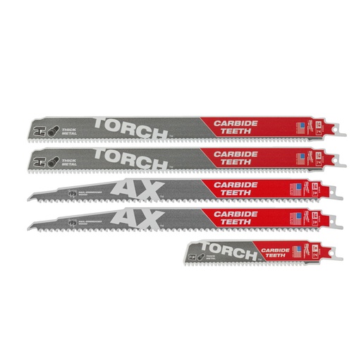 [49222206] Ensemble de démolition Sawzall Carbide 5pcs
