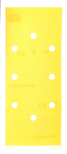 [4932305177] Papier abrasif, à pince 93 x 230 mm, grain 80 (10 pièces)