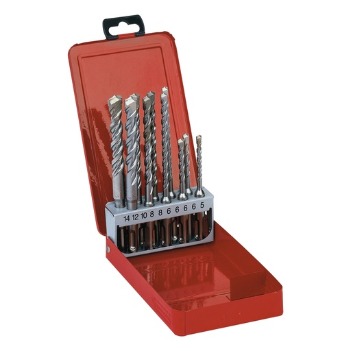 [4932352340] Coffret métal de 10 forets SDS-plus