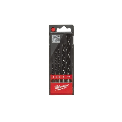 [4932352465] Set de forets à bois dans coffret plastique (5 pièces)