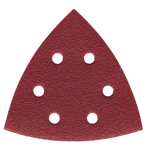 [4932358492] Papier abrasif Velcro 105 x 105 mm, grain 60 (5 pièces)