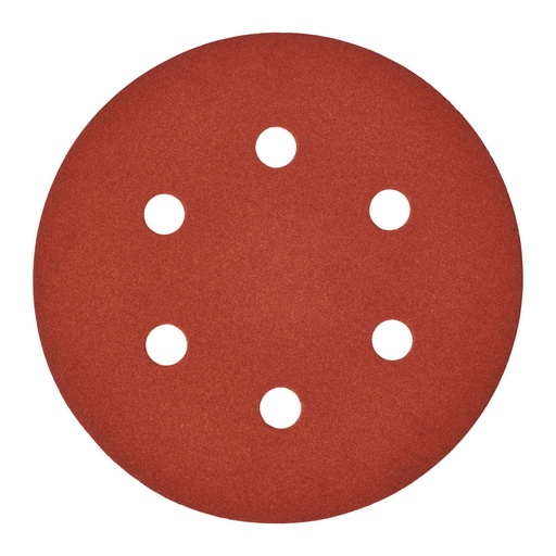 [4932371594] Papier abrasif Velcro 150 mm, grain 180 (5 pièces)