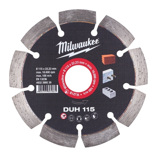 [4932399539] Disque diamant DUH 115