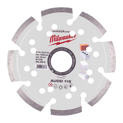 [4932399823] SpeedCross disque diamant AUDD 115