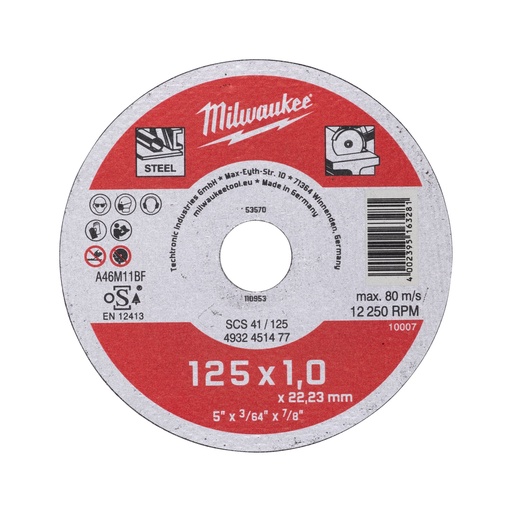 [4932451477] Disques à tronçonner SCS 41/125 (1)