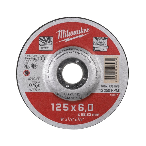 [4932451482] Disques à ébarber SG 27/125 (6)