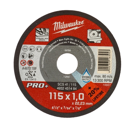 [4932451485] Counterdisplay disque à tronçonner SCS41 115 x 1 mm PRO+ (200 îèces)