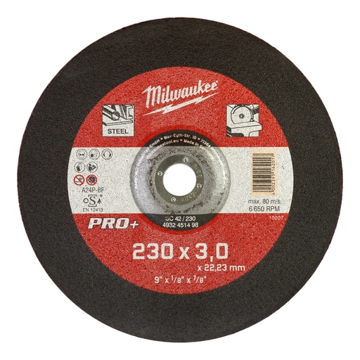 [4932451498] disque à tronçonner SC42 230 x 3 PRO+ (à commander par 50)