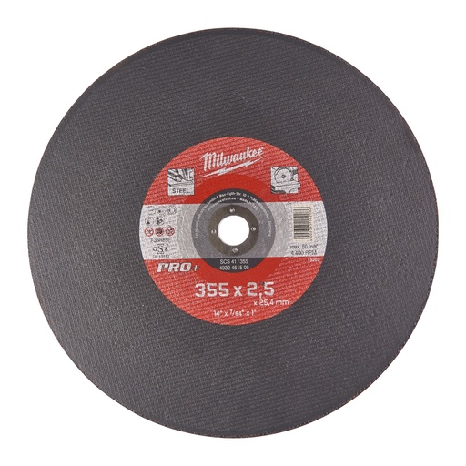 [4932451505] disque à tronçonner afkortzaagmachine SC41 355 x 2,5 mm PRO+ (à commander par 10)