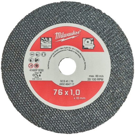 [4932464717] Cutting Disc SCS41 / 76 - 5pc