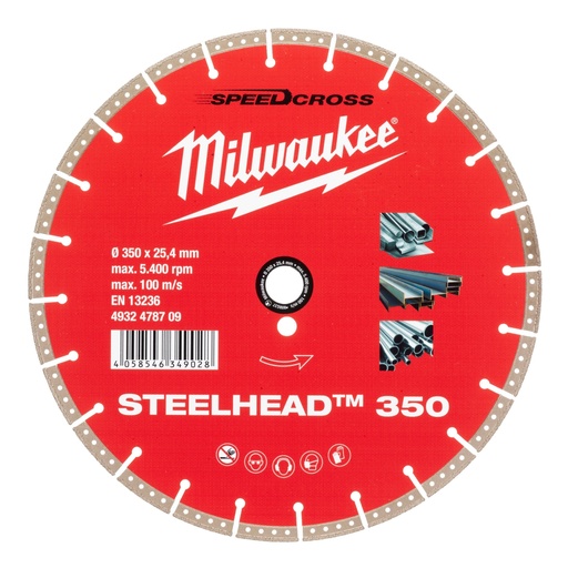 [4932478709] Lame de diamant High Performance - CIS Premium Steelhead 350 mm - 1 pc