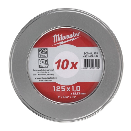 [4932459164] CutWSCS41/125X1 C.WHEEL Metal Box- 10PC