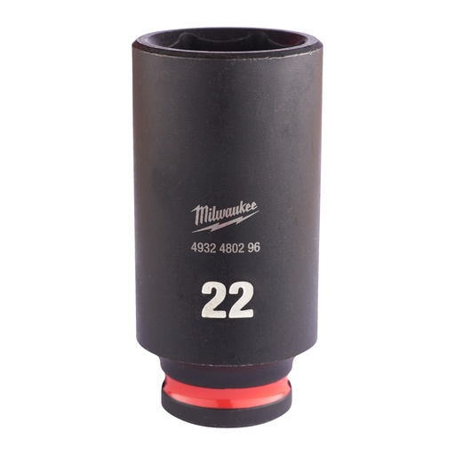 [4932480296] SHOCKWAVE™ Socket 3/8" deep 22mm-1pc