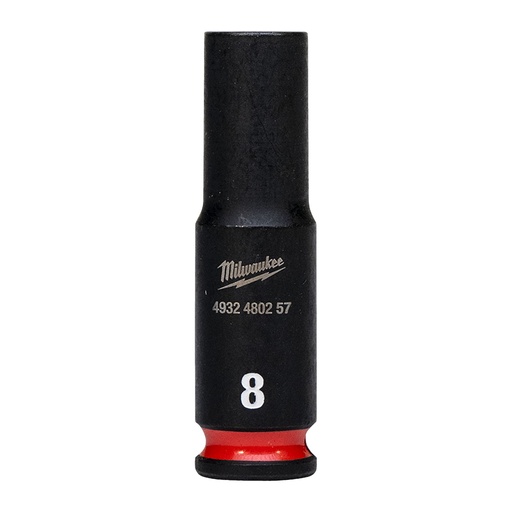 [4932480257] SHOCKWAVE™ Socket 1/4" deep 8mm-1pc