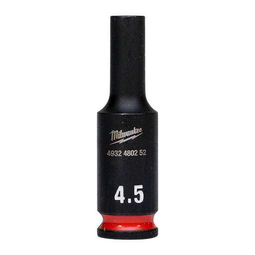 [4932480252] SHOCKWAVE™ Socket 1/4" deep 4.5mm-1pc