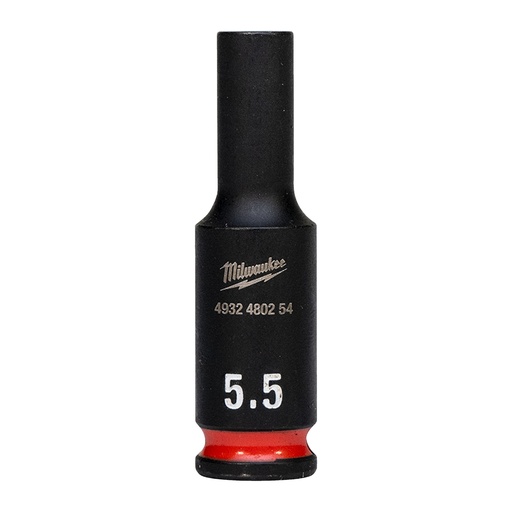 [4932480254] SHOCKWAVE™ Socket 1/4" deep 5.5mm-1pc