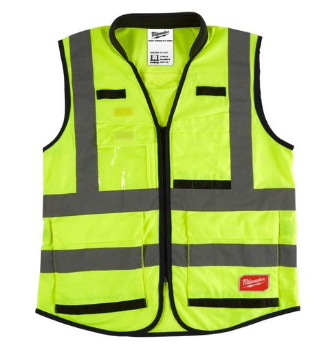 [4932471895] Gilets premium haute visibilité Jaune (Premium) S/M