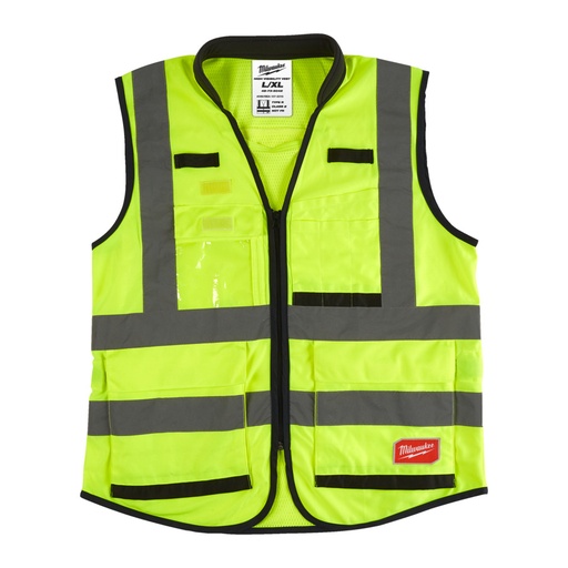 [4932471896] Gilets premium haute visibilité Jaune (Premium) L/XL