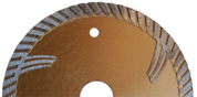 [CZ ST140 125] Disque Diamant SHARKY SPEED Segments turbo continus et segments de protection latérales Ø125 AL.22,2