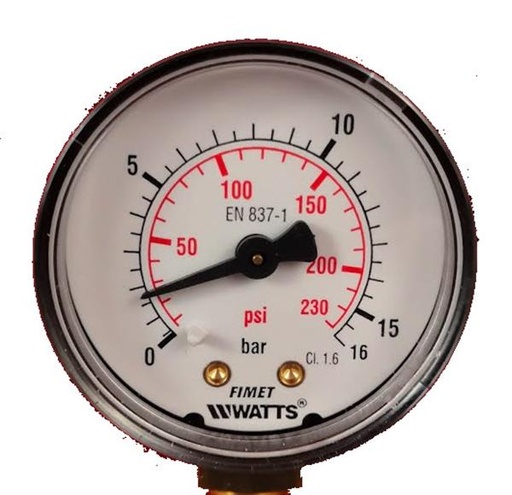 [35206020S] MANOMÈTRE IB1600/2000 0-16 BAR