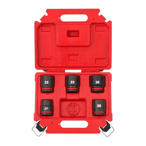 [4932498751] Douilles SHOCKWAVE IMPACT DUTY 1˝ Set (27,30,32,33,36 mm)