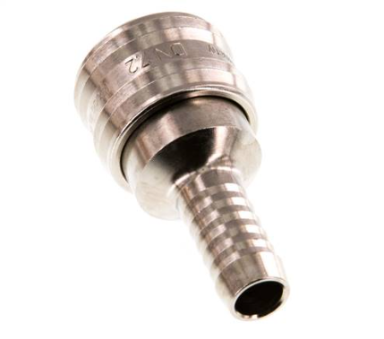 [KDS10NW7MSV] coupleur (NW7,2) tuyau flexible 10mm, Laiton nickelé