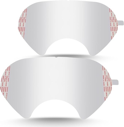 [46181700] Cache-objectif détachable compatible avec les masques 3M 6885, 6000, 6800, 6900, paquet de 30