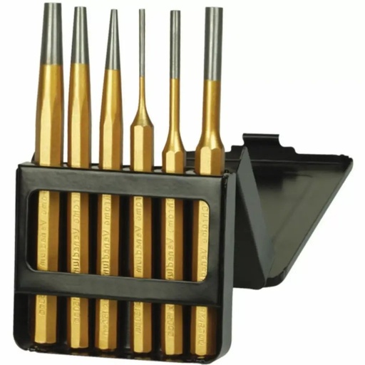 [122756] Brüder Mannesmann 65410 Set de 6 ciseaux à percussion et à plume